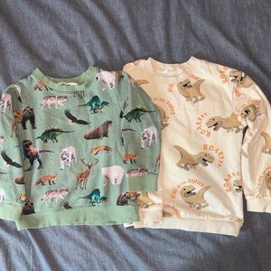 2 H&M boy sweatshirts